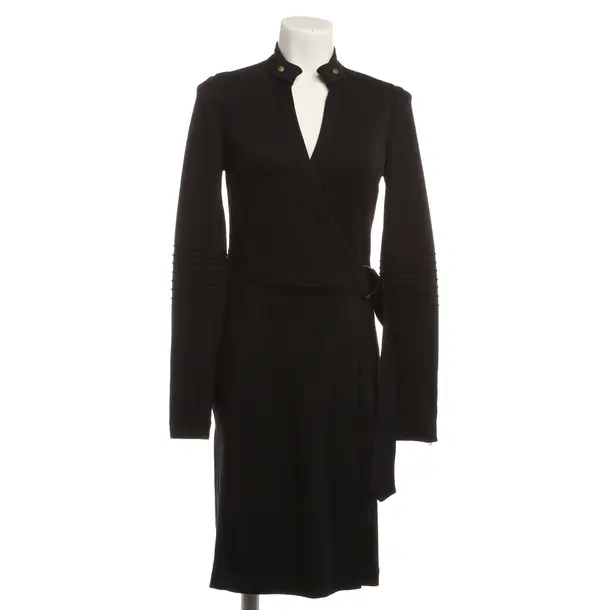 Kleid, in Schwarz, Wolle, Diane von Furstenberg