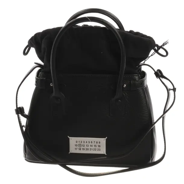 Borsetta, in Nero, Pelle, Maison Martin Margiela