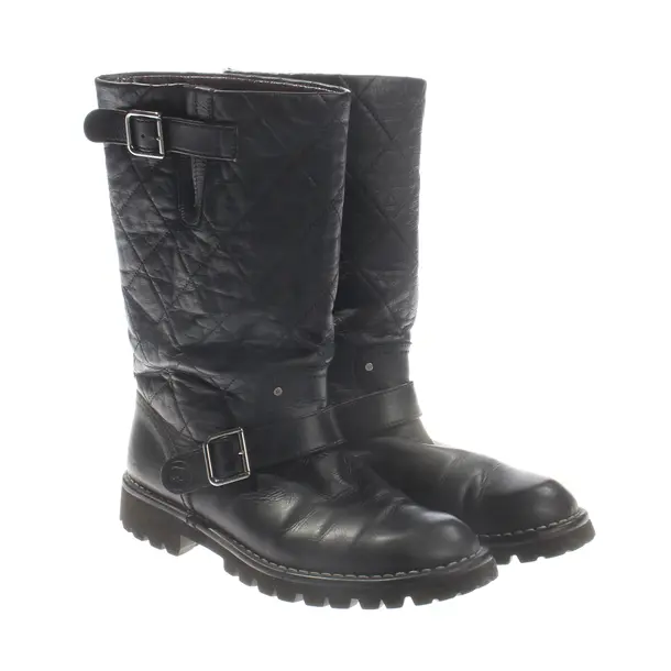 Stiefel, in Schwarz, Chanel