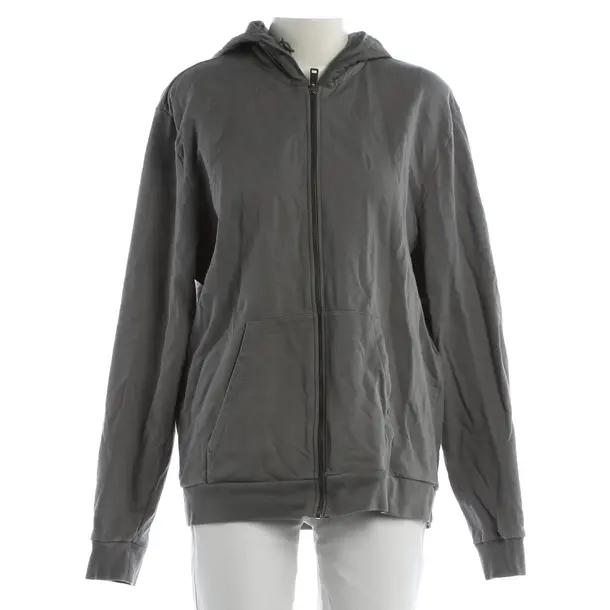 Zip-up Hoodie, in Gray, Cotton, Prada