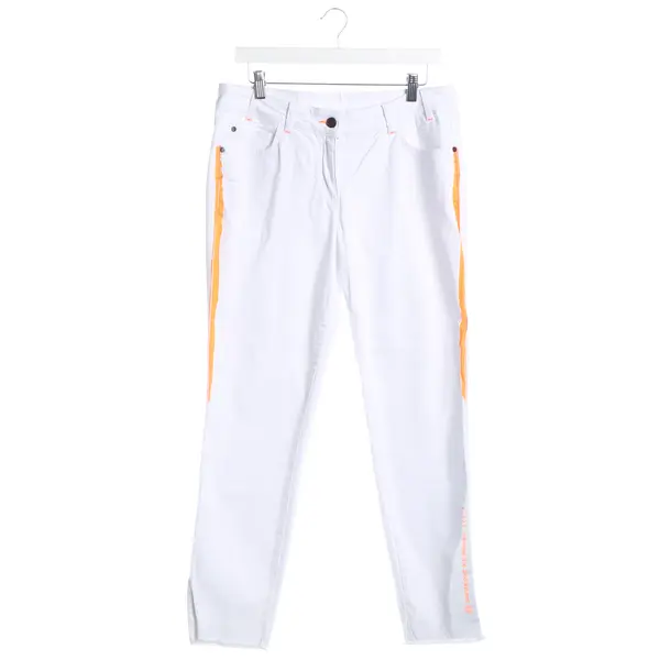 Slim Fit Jeans, in White, Cotton, Sportalm