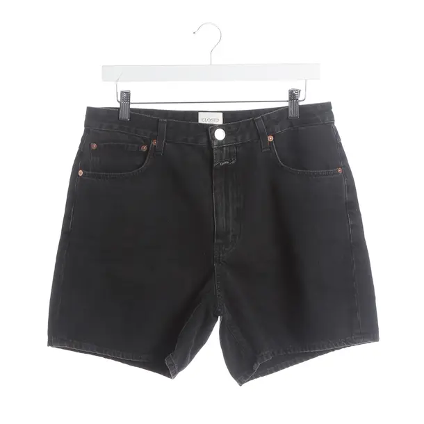 Pantaloncini, in Nero, Cotone, Chiuso