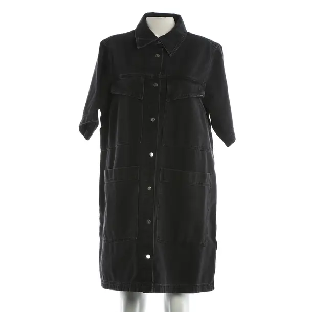 Denim Dress, in Dark Gray, Cotton, Closed