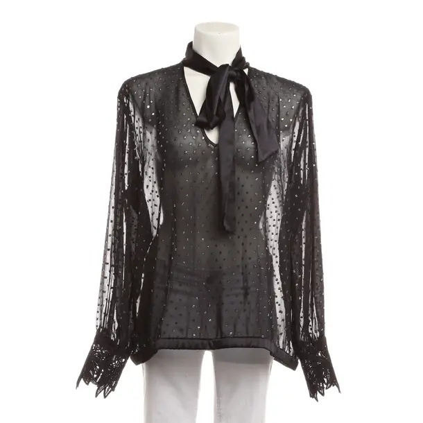 Blouse, in Navy, Viscose, Marc Cain
