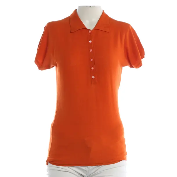 Poloshirt, in Dunkelorange, Baumwolle, Salvatore Ferragamo
