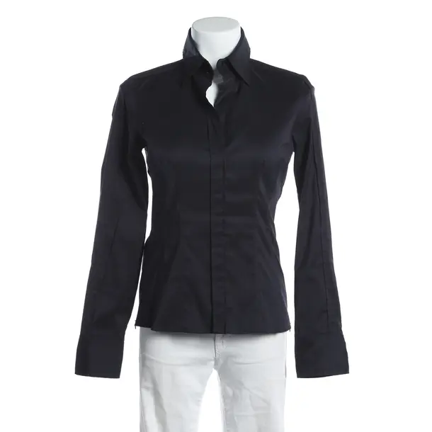 Blouse, in Navy, Cotton, Hugo Boss Black Label