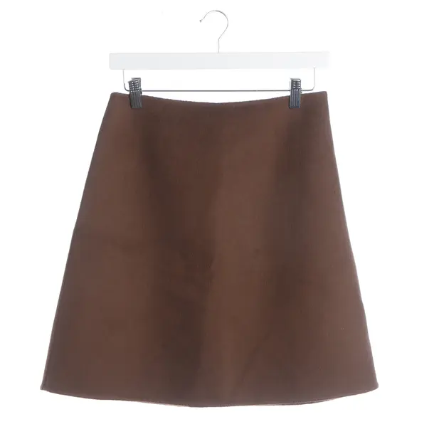 Skirt, in Brown, Wool, Hemisphere