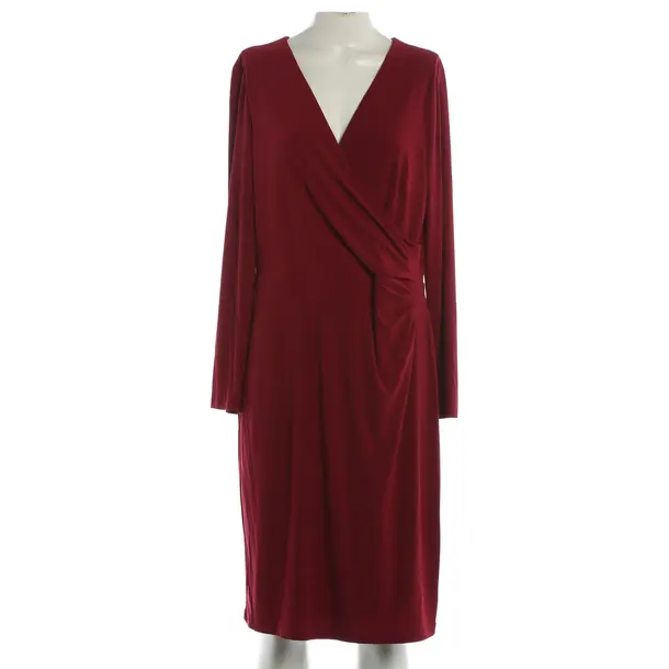 Cocktail Dress, in Bordeaux, Polyester, Lauren Ralph Lauren