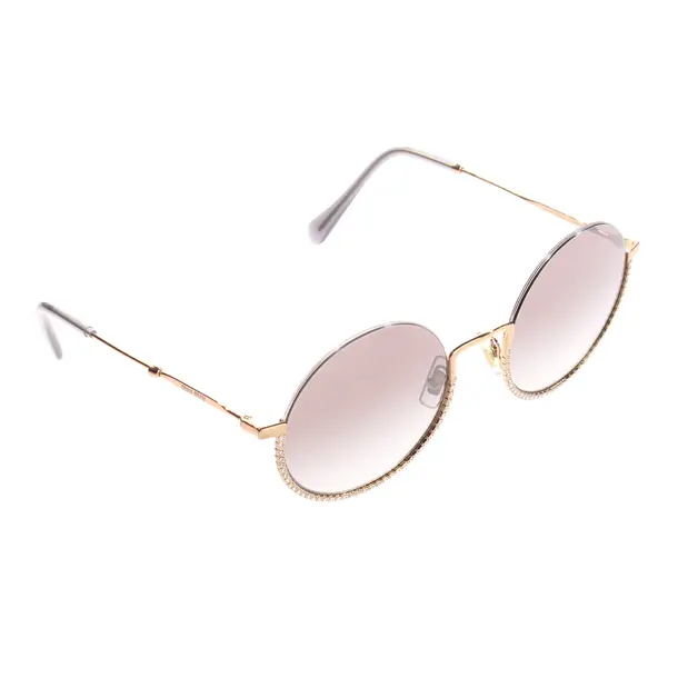 Sunglasses, in Gold, Synthetic, Miu Miu