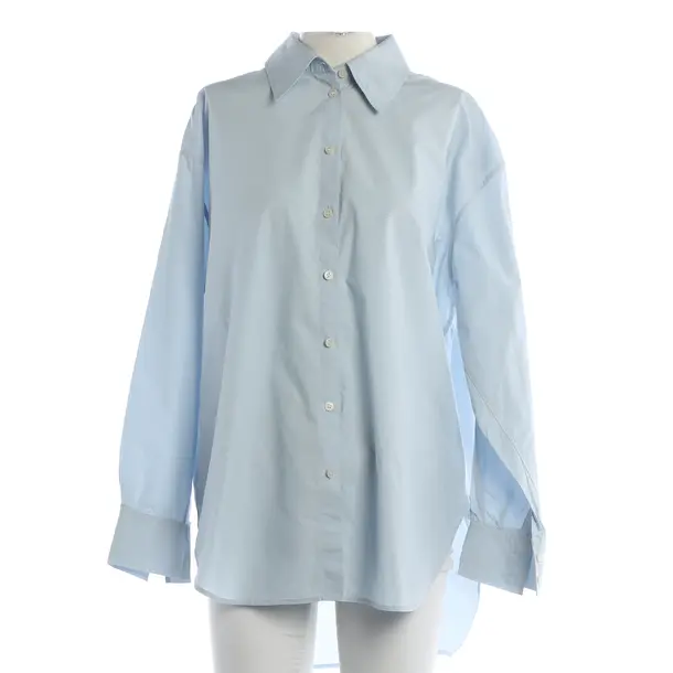 Bluse, in Hellblau, Baumwolle, Acne Studios
