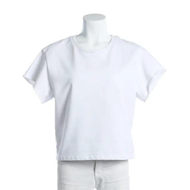 Shirt, in White, Polyester, American Vintage