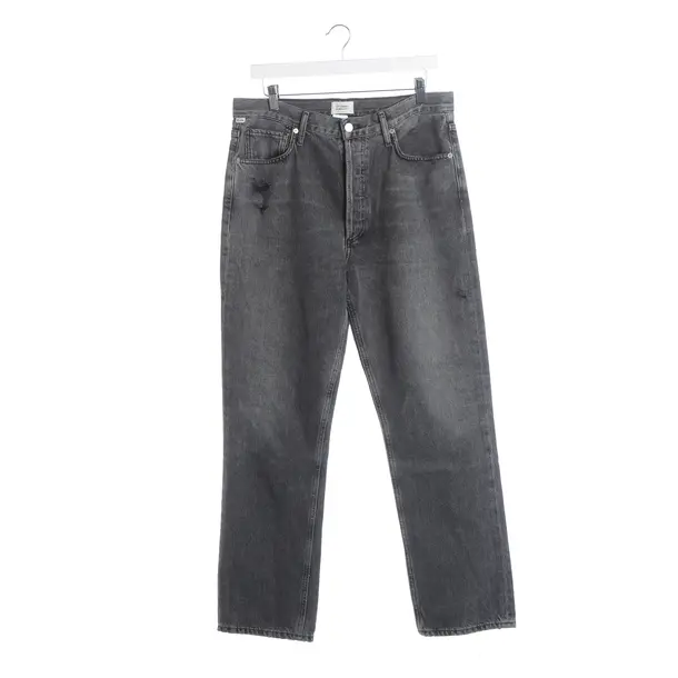 Straight Fit Jeans, in Gray, Cotton, Citizens of Humanity