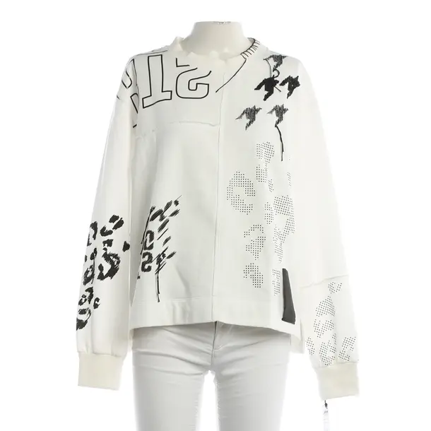 Sweatshirt, in White, Cotton, Marc Cain Sports