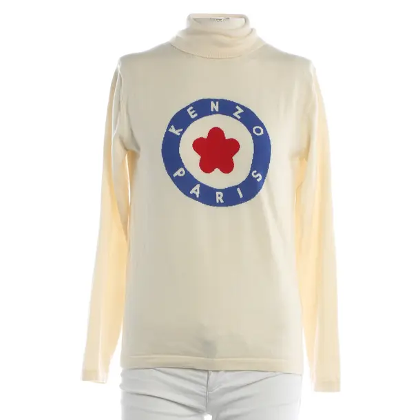 Wollpullover, in Cream, Wolle, Kenzo