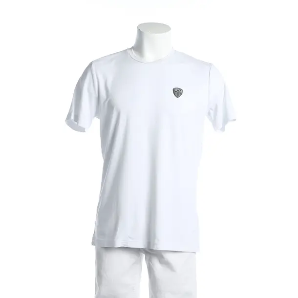 T-Shirt, in White, Viscose, Emporio Armani