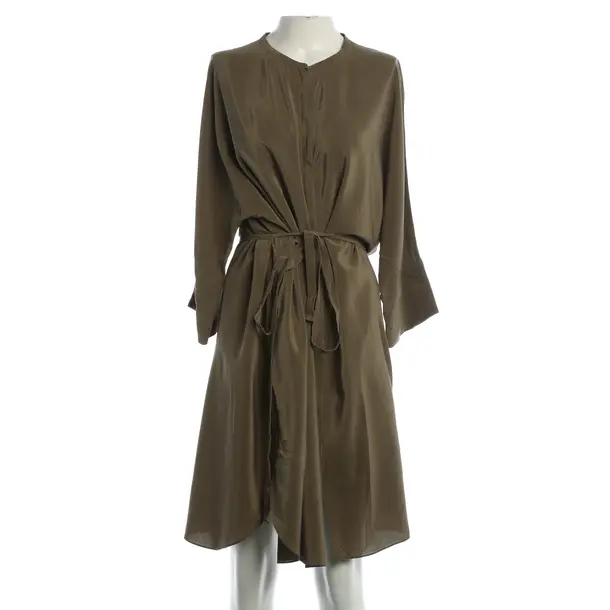 Dress, in Olive Green, Silk, Dorothee Schumacher