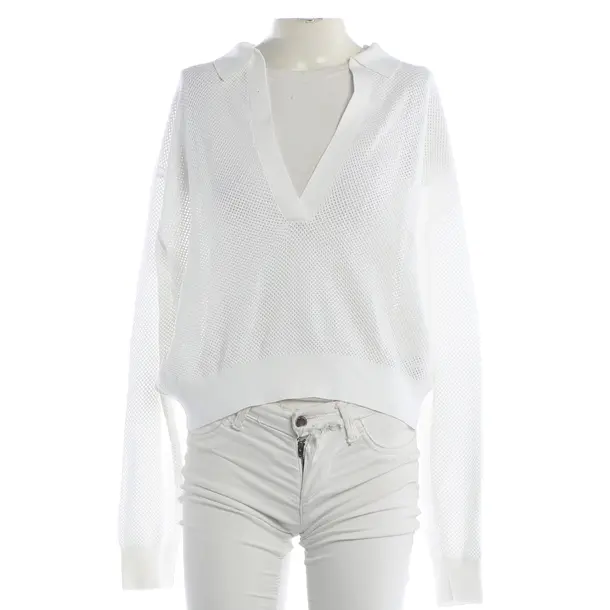 Jumper, in White, Cotton, Drykorn