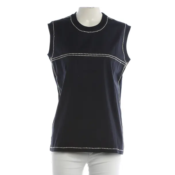 Top, in Navy, Cotton, Prada