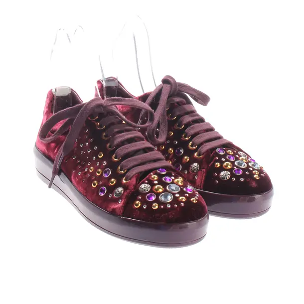 Sneaker, in Bordeaux, Prada