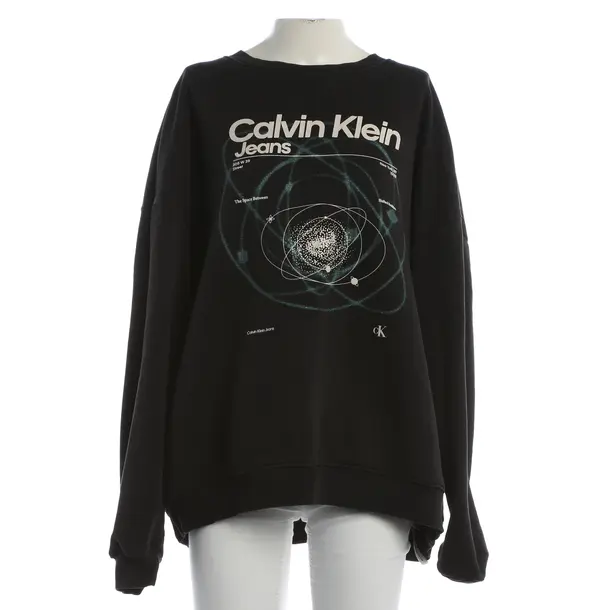 Sweatshirt, in Black, Cotton, Calvin Klein