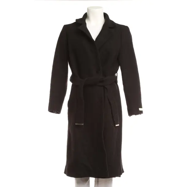 Mid-Season Coat, in Black, Wool, Ted Baker