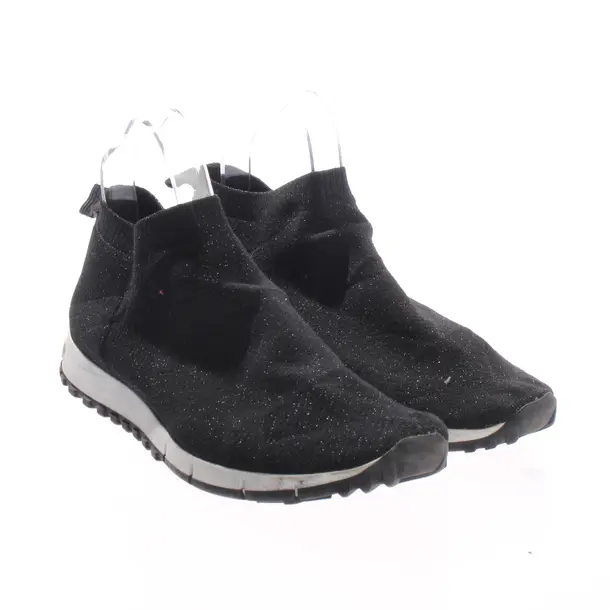 High-Top Sneakers, in Black, Jimmy Choo