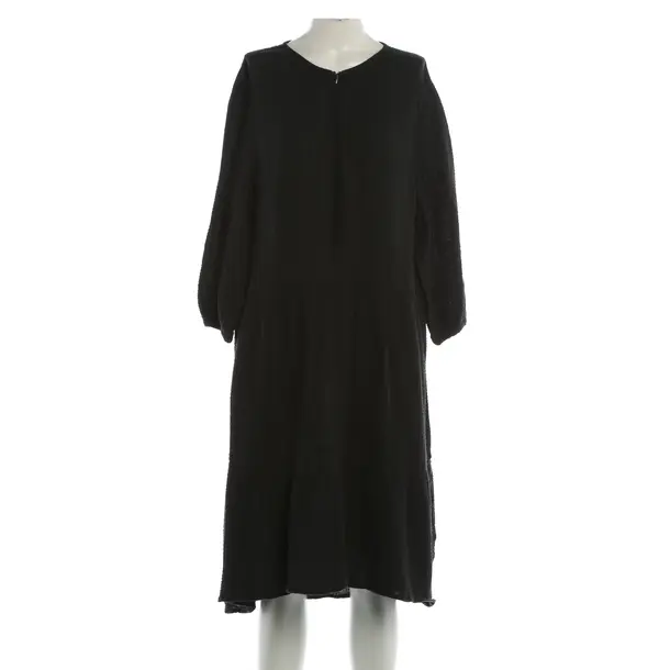 Dress, in Black, Cotton, Lanius