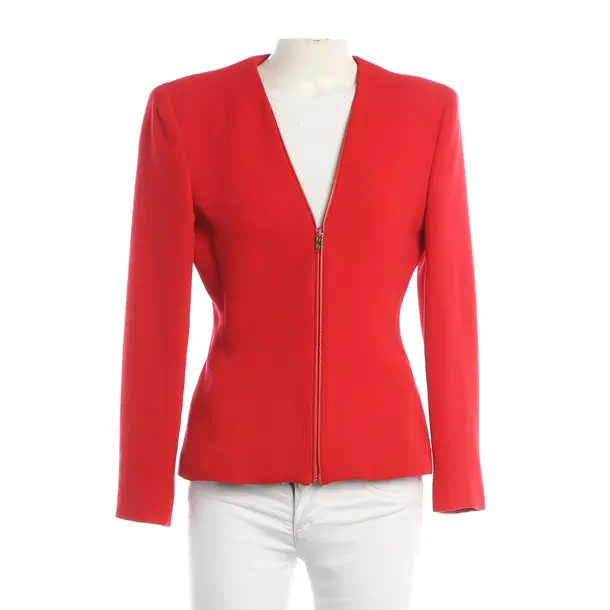 Blazer, in Rosso, Cotone, Versace