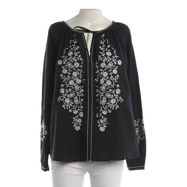 Blouse, in Navy, Cotton, Marc Cain Sports
