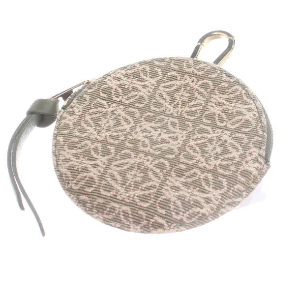 Key Holder, in Light Green, Leather, Loewe