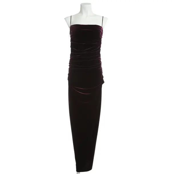 Cocktail Dress, in Dark Purple, Polyester, Talbot Runhof