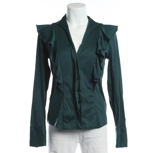 Camicetta, in Verde scuro, Cotone, Van Laack