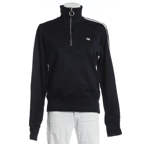 Sweatshirt, in Navy, Polyamide, Ami Paris