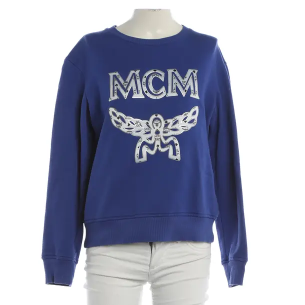 Sweatshirt, in Blau, Baumwolle, MCM