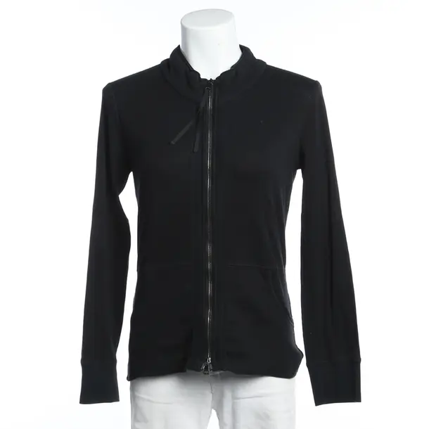 Zip-up Hoodie, in Black, Cotton, Marc Cain Sports