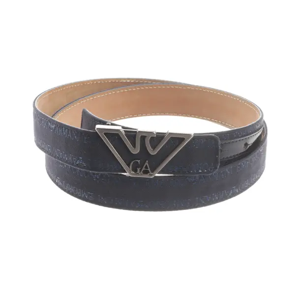 Gürtel, in Navy, Leder, Emporio Armani