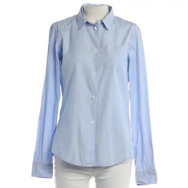 Bluse, in Blau, Baumwolle, Lis Lareida