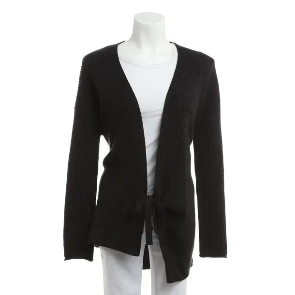 Cardigan, in Dark Gray, Wool, Velvet by Graham and Spencer