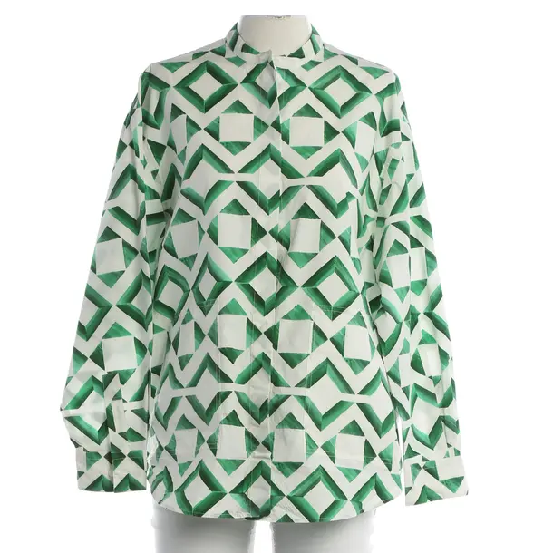 Blouse, in Green, Cotton, Longchamp