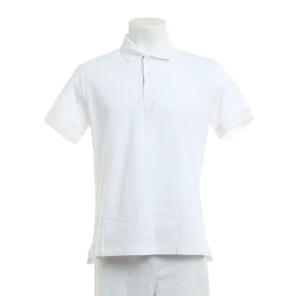 Polo Shirt, in White, Cotton, Burberry