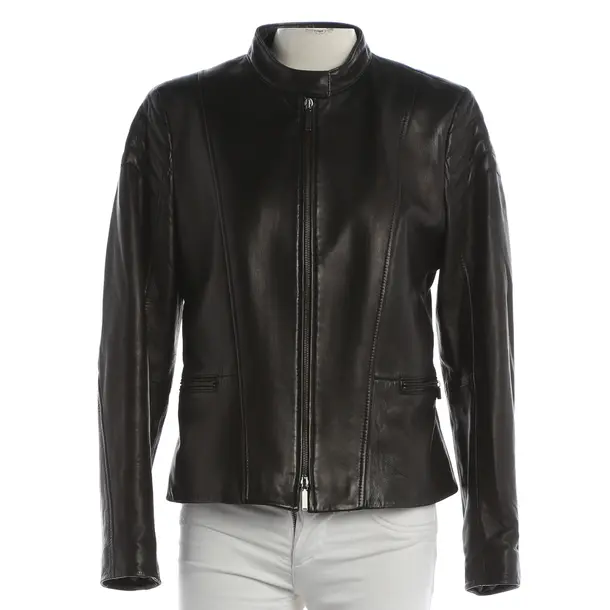 Giacca in pelle, in Nero, Pelle, Hugo Boss Etichetta Nera