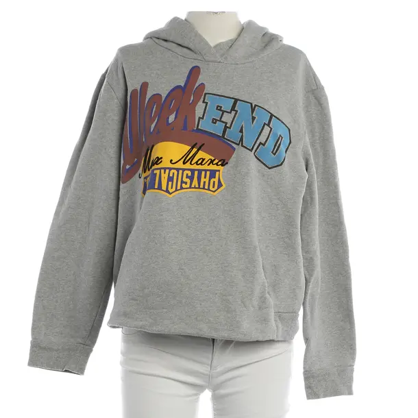 Hoodie, in Hellgrau, Baumwolle, Max Mara