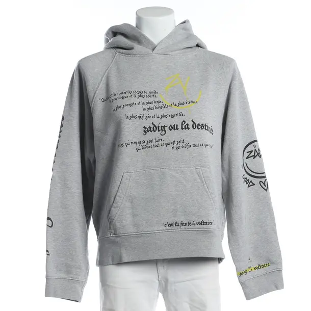 Hoodie, in Hellgrau, Baumwolle, Zadig & Voltaire