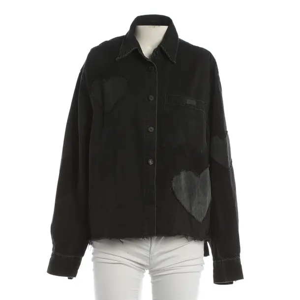 Summer Jacket, in Black, Cotton, Elias Rumelis