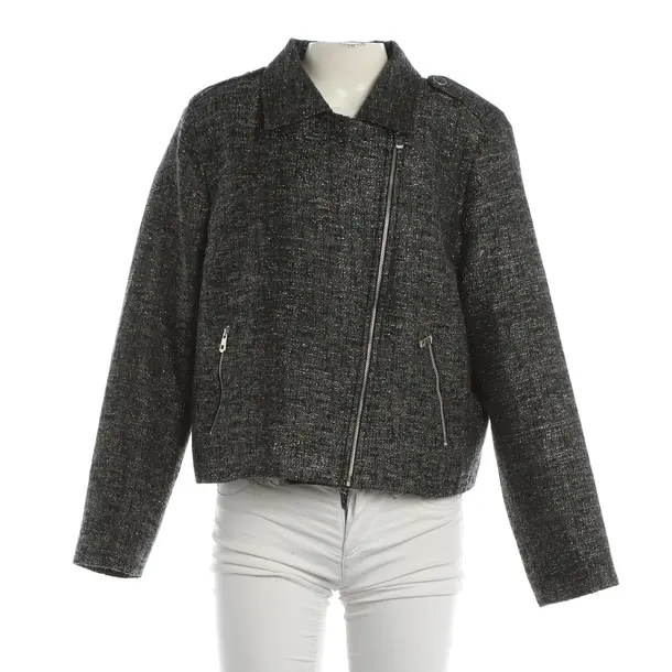 Mid-Season Jacket, in Dark Gray, Polyester, Mos Mosh