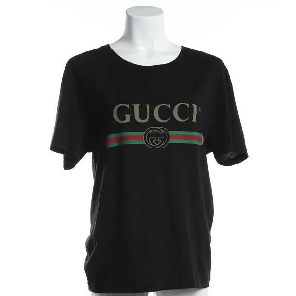 T-Shirt, in Black, Cotton, Gucci