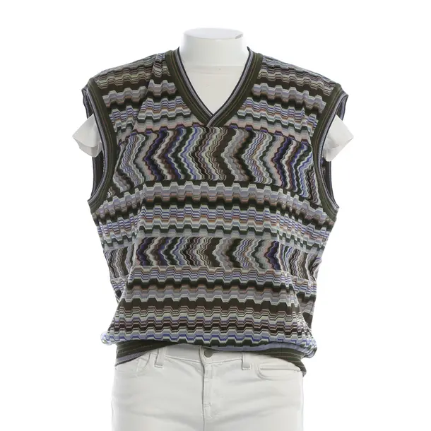 Sweater Vest, in Multicolored, Wool, Missoni