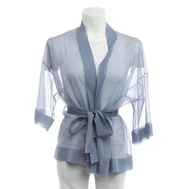 Cardigan, in Light Blue, Cotton, Altea