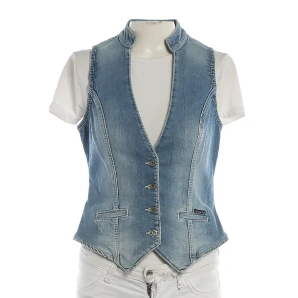 Vest, in Blue, Cotton, Calvin Klein