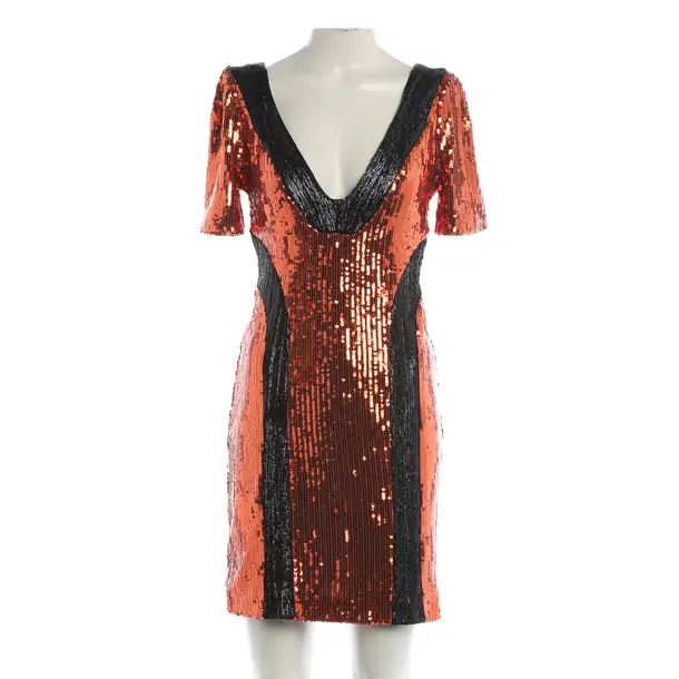 Cocktailkleid, in Dunkelorange, Polyester, Galvan London